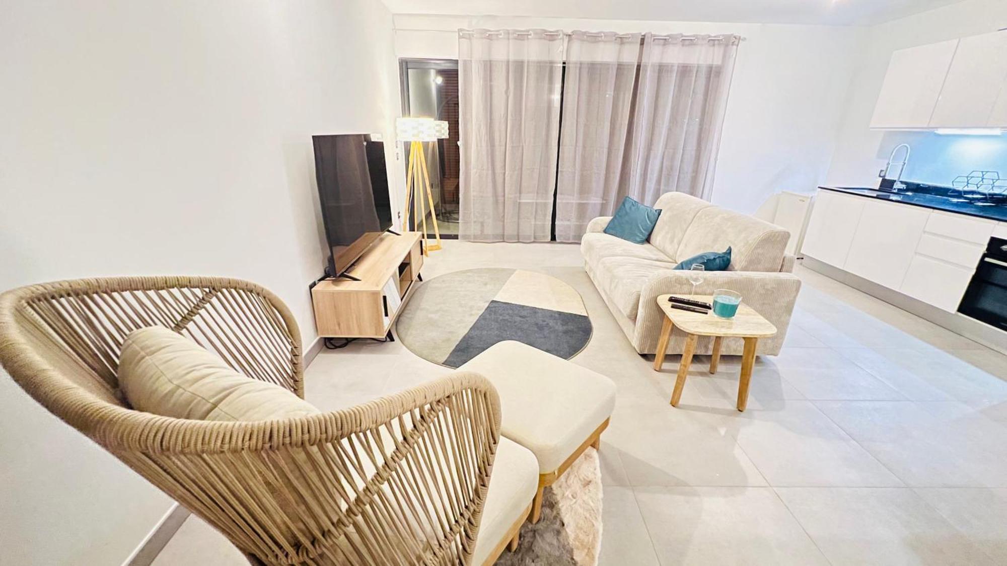 Le Reve Bleu Grand Anse Apartment เปอตี อีเลอ ภายนอก รูปภาพ